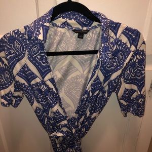 Choker Neckline Wrap Dress!